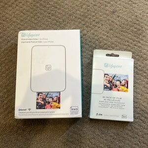 Lifeprint photo and video printer plus extra film